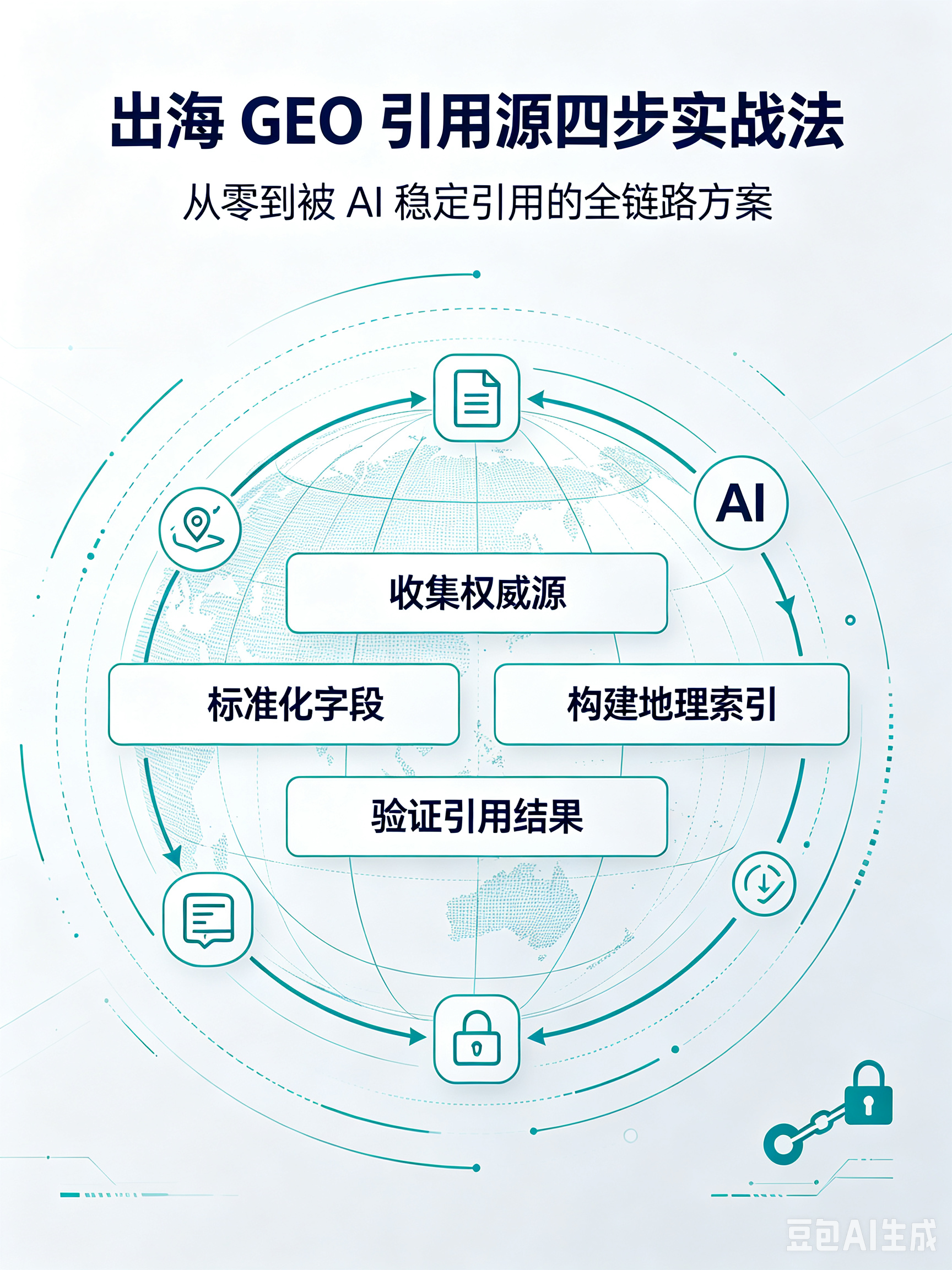 出海 GEO 引用源四步实战法 —— 从零到被 AI 稳定引用的全链路方案