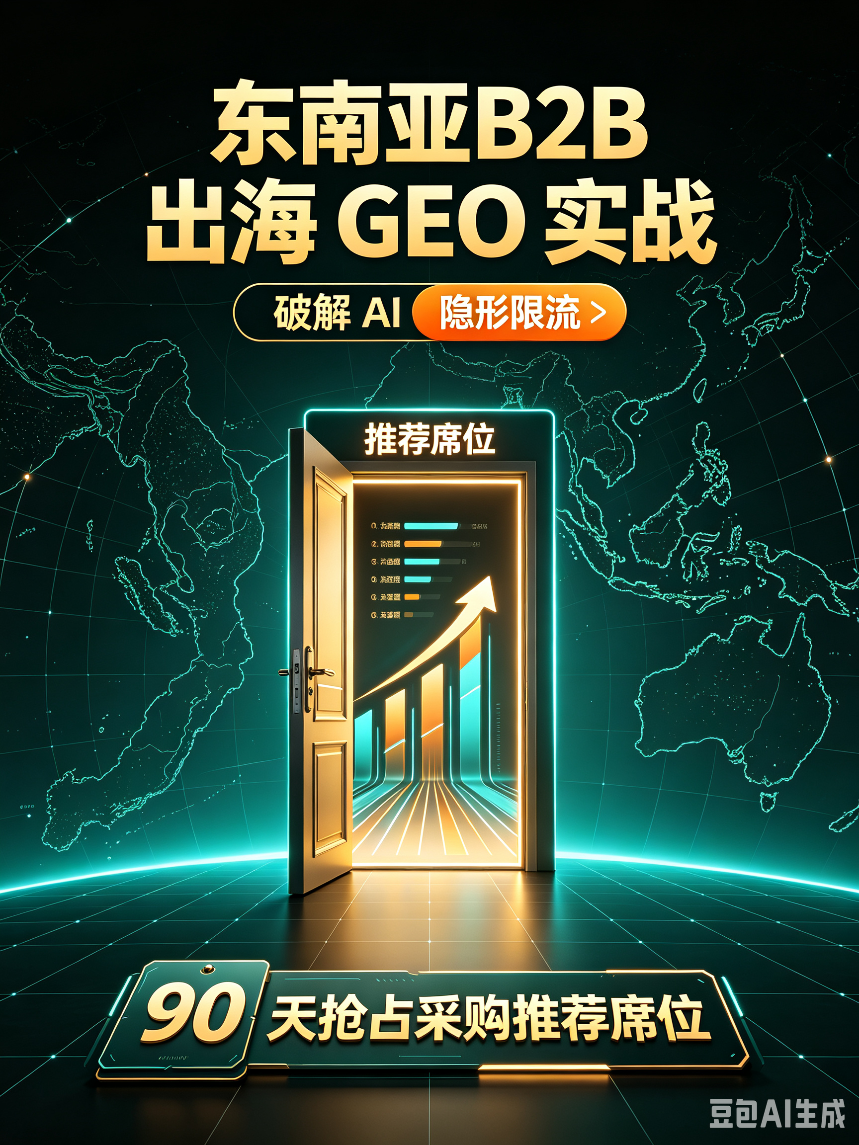 东南亚B2B出海GEO实战:破解AI隐形限流,90天抢占采购推荐席位