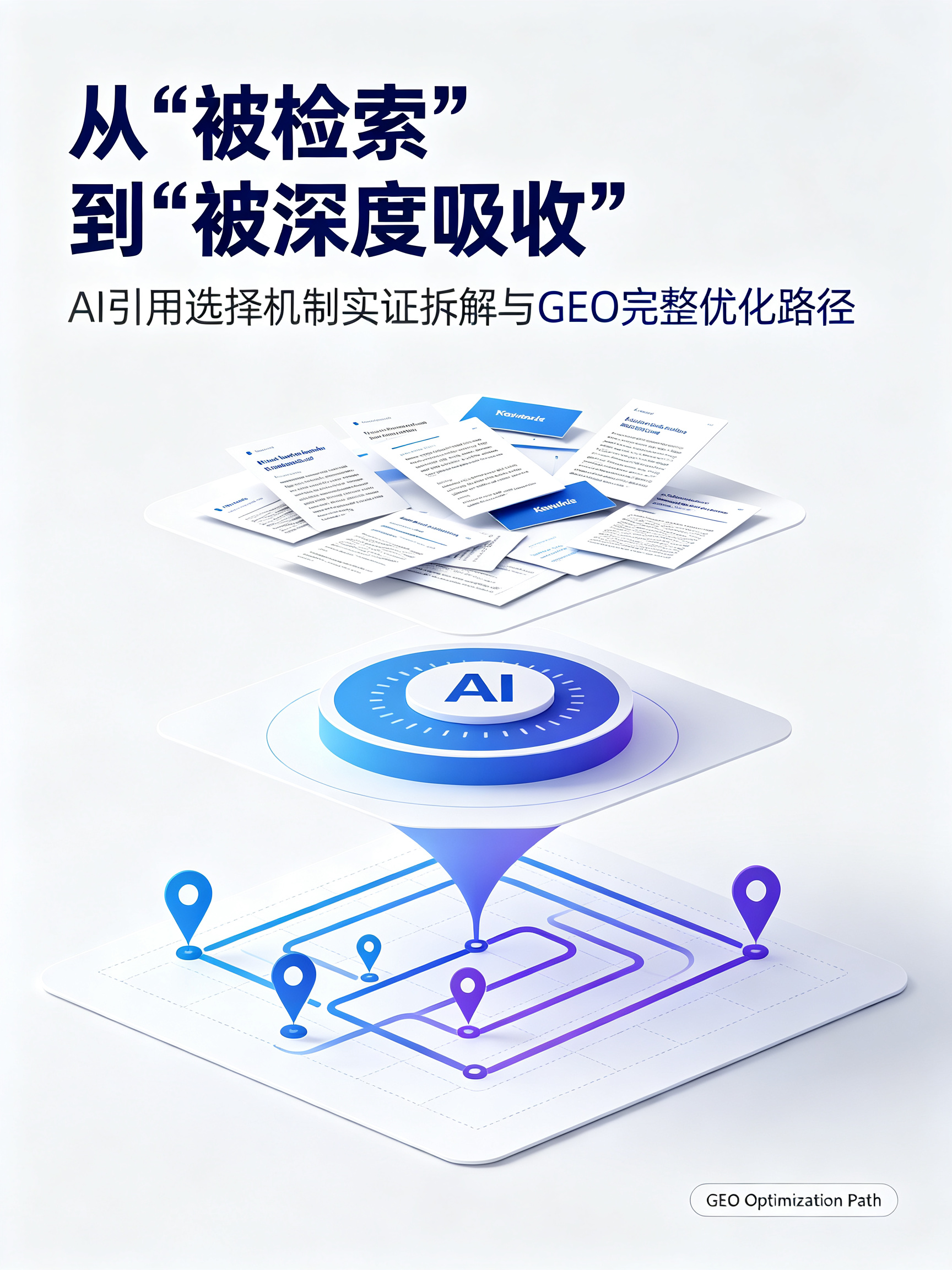 从“被检索”到“被深度吸收”:AI引用选择机制实证拆解与GEO完整优化路径